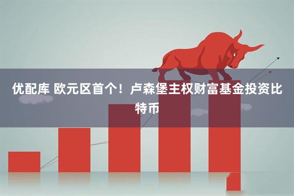 优配库 欧元区首个！卢森堡主权财富基金投资比特币