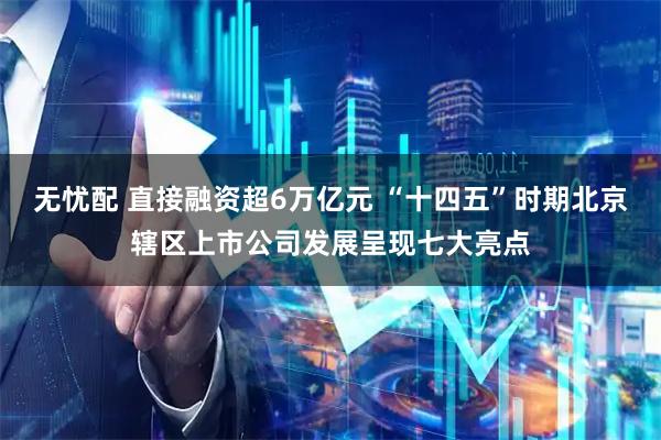 无忧配 直接融资超6万亿元 “十四五”时期北京辖区上市公司发展呈现七大亮点