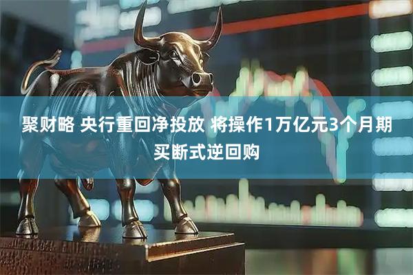 聚财略 央行重回净投放 将操作1万亿元3个月期买断式逆回购